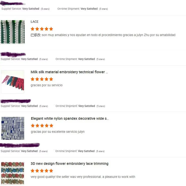 Double Color Thread Mesh Embroidery Lace