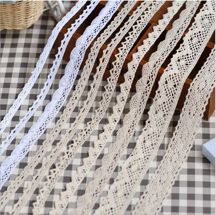 Customizable Fashionable White Milk Silk Embroidered Lace Clothing Accessories