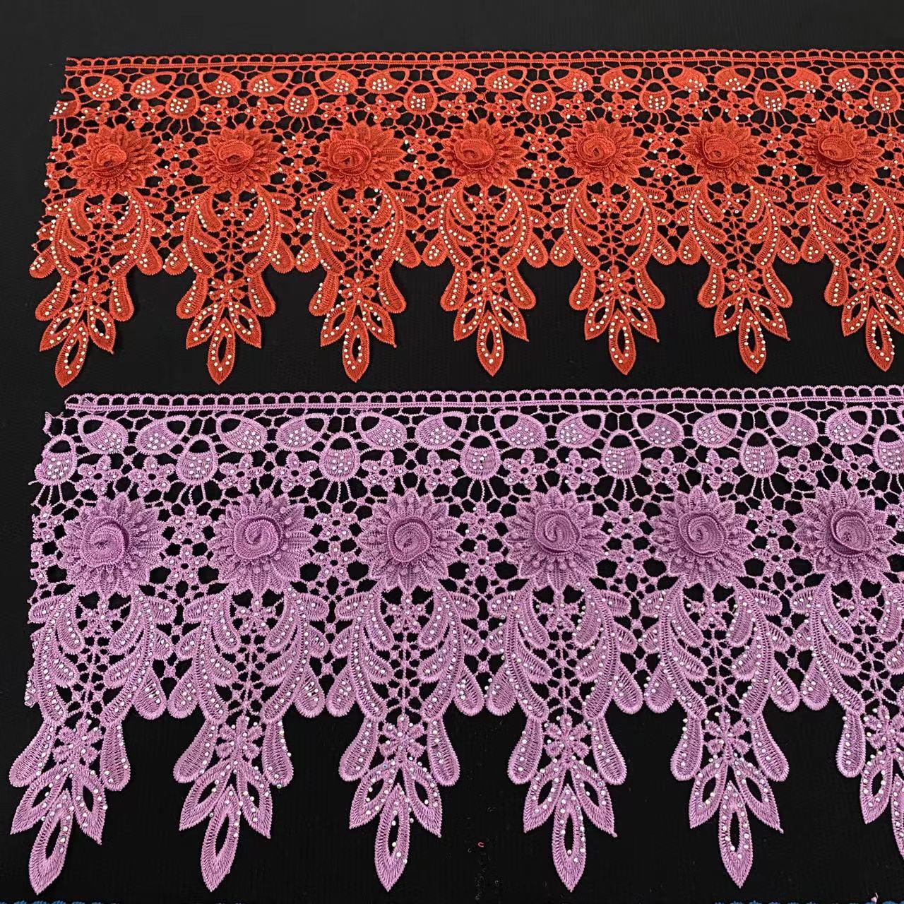 Wholesale Latest Model High Quality Polyester Fringe Lace