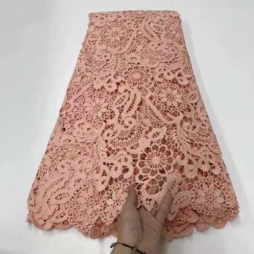 100% bomulls fargerik fransk broderi blonder stoff for kvinnekjoler