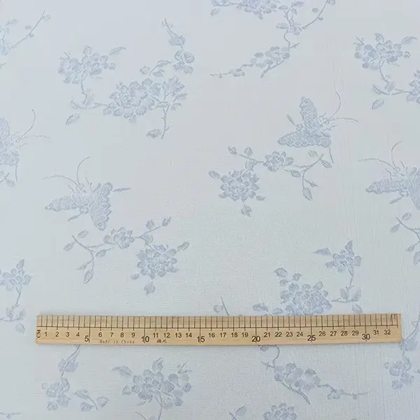 Strukturert hevet preg fargerik radial kationisk jacquard stoff til kjoler